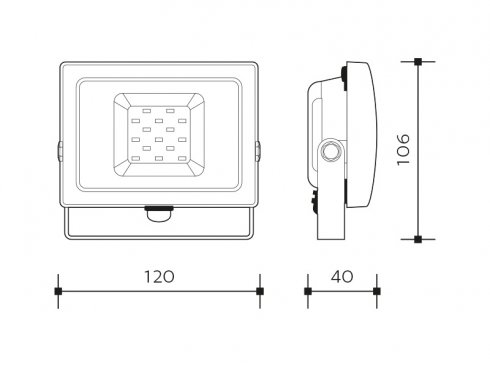 LEDMED VANA SMD LED reflektor 10W-2