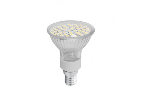 LEDMED SMD 48LED světelný zdroj 230V 2,5W  E14 - teplá bílá