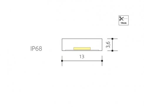 LED PÁSEK WW 24V 14,4W 10mm IP68 - 6030 teplá bílá (kotouč 5m)-2