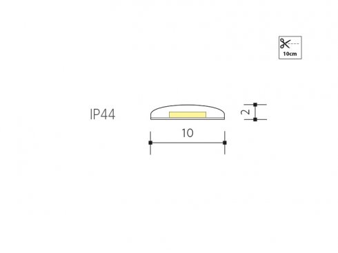 LED PÁSEK CCT 24V 14,4W 10mm IP44 - 5025 (kotouč 5m)-2