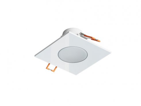 Pevný LED podhled SPOTLIGHT IP65 SQUARE bodovka, bílá - teplá-1