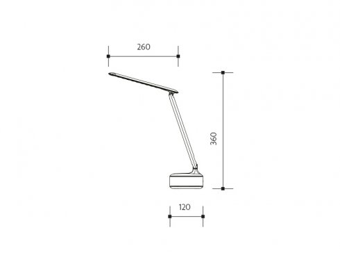 Stolní LED lampička ROBIN MUSIC s bluetooth reproduktorem, bílá-2