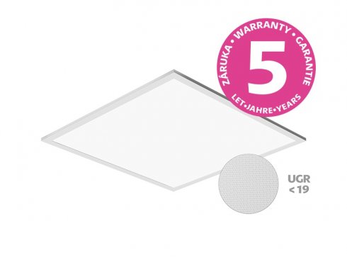 LED PANEL THIN UGR vestavný čtvercový 600x600 40W - neutrální (Ra>80)-3