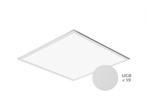 LED PANEL THIN UGR vestavný čtvercový 600x600 40W - neutrální (Ra>80)