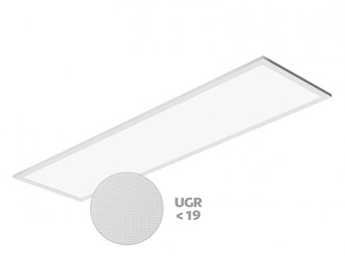 LED PANEL THIN UGR vestavný obdélníkový 1200x300 50W - neutrální (Ra>80)