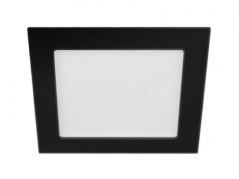 Hranaté podhledové LED svítidlo DOWNLIGHT CCT SQUARE IP44 6W černý