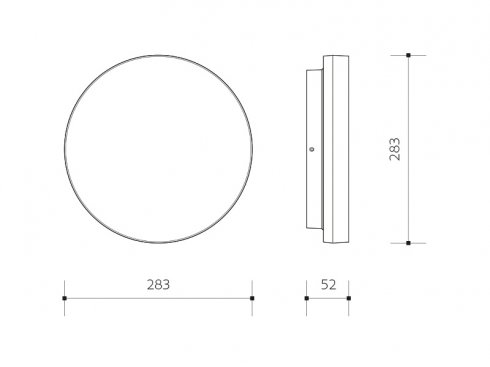 VERONA CIRCLE přisazené stropní či nástěnné LED svítidlo, CCT IP54, bílá-2