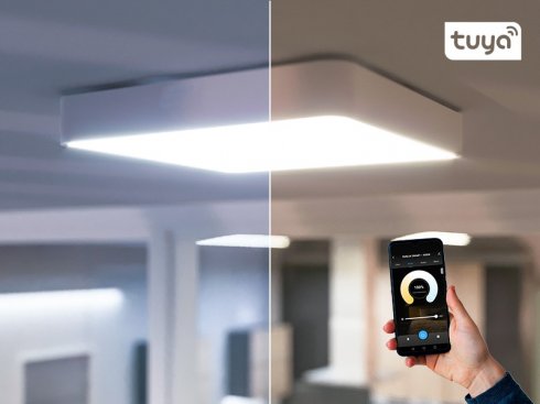 Přisazené chytré LED svítidlo VERONA SQUARE SMART Tuya Wifi, bílá-2