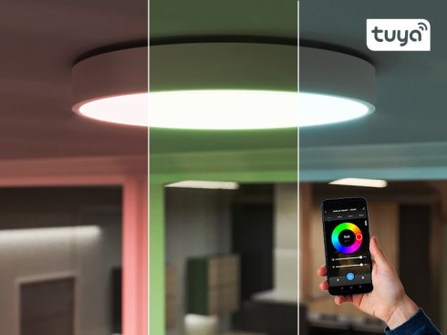 Přisazené chytré LED svítidlo VERONA CIRCLE  SMART Tuya Wifi, bílá-3