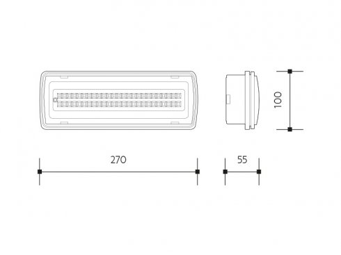 FENIX LED 300 nouzové svítidlo IP65 3h 300lm-6