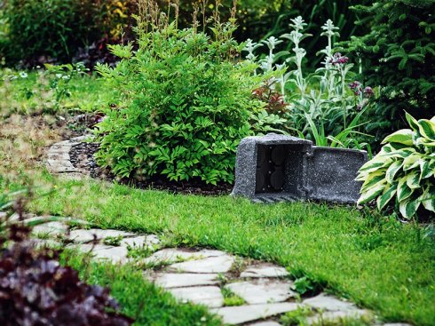 STONE 4Z zahradní elektro-kámen (4x zásuvka, s přívodním kabelem) - šedá-3