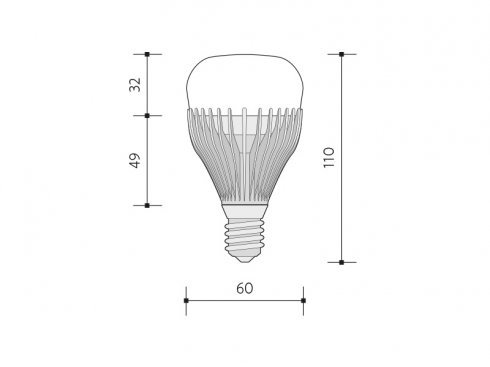 LED ŽÁROVKA DELUXE světelný zdroj 230V 12W E27  teplá bílá-2