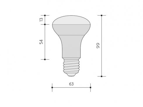 LED REFLECTOR DELUXE světelný zdroj E27 8W  teplá bílá-2