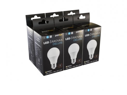 LED ŽÁROVKA DELUXE 10W 3000K sada 6ks-1