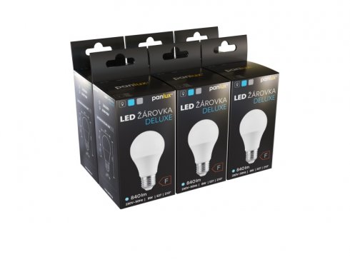 LED ŽÁROVKA DELUXE 8W 5000K sada 6ks-1