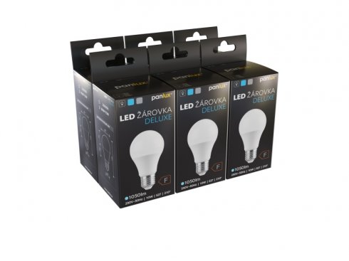 LED ŽÁROVKA DELUXE 10W 5000K sada 6ks-1