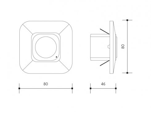 PANLUX RADAR SENSOR nástěnný-3