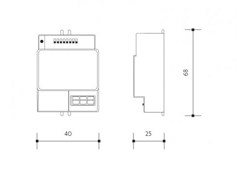 PANLUX RADAR SENSOR SWITCH vestavný-2