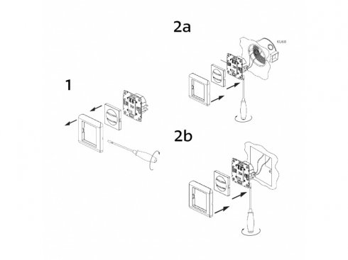 SENSOR senzor/vypínač 160° IP20, bílá-3