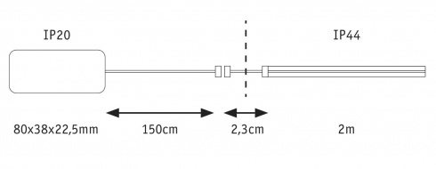 Venkovní svítidlo nástěnné LED  P 78425-2