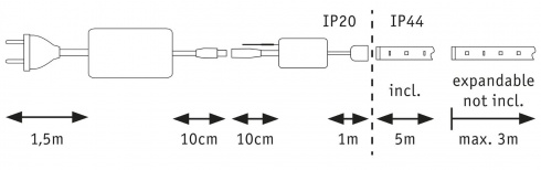 Venkovní svítidlo nástěnné LED  P 78873-3