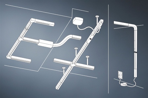 Lustr/závěsné svítidlo LED  P 96790-1