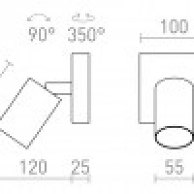 Vestavné bodové svítidlo 230V  LED R13920-5