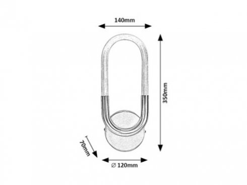 Nástěnné svítidlo RA 71138-7