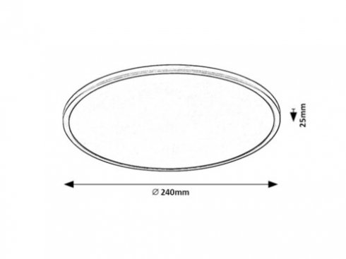 Přisazené bodové svítidlo RA 71155-7