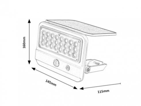 Solární svítidlo RA 77090-5