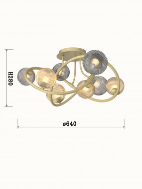 Stropní svítidlo WO 9015-804-3