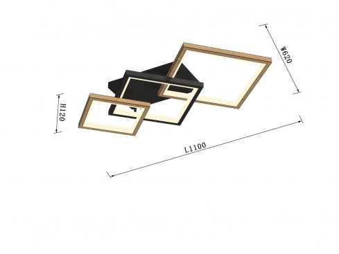 Stropní svítidlo LED  WO 9022-306M-3