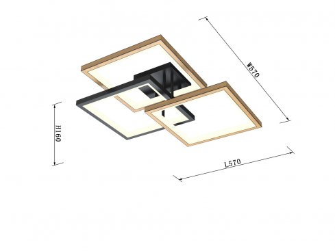 Stropní svítidlo LED  WO 9022-306S-3